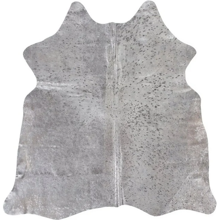 LUXOR living Fellteppich Rinderfell Deluxe, fellförmig, Höhe: 4 mm, echtes Rinderfell, metallisch glänzende Akzenten, Naturprodukt – Bild 4