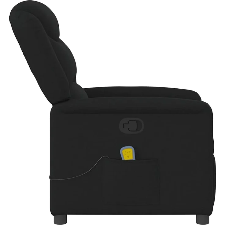 vidaXL Massagesessel Schwarz Stoff 4015608 – Bild 3