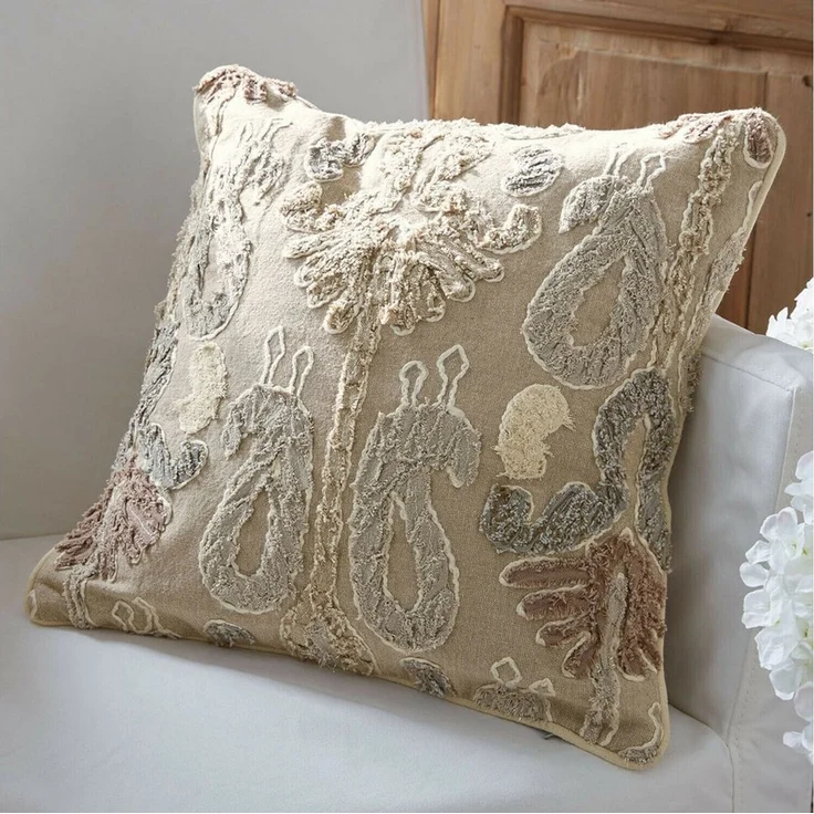 Mirabeau Kissenhülle Kissenhülle Rahmira beige/blau/rot – Bild 3