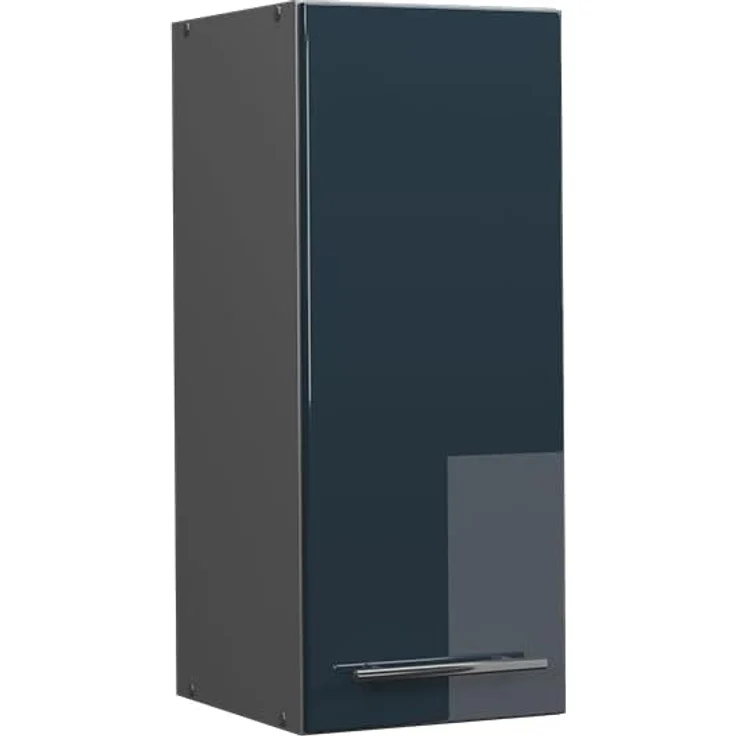 Hängeschrank Fame-Line Dunkelblau Hochglanz 30 cm Vicco – Bild 1
