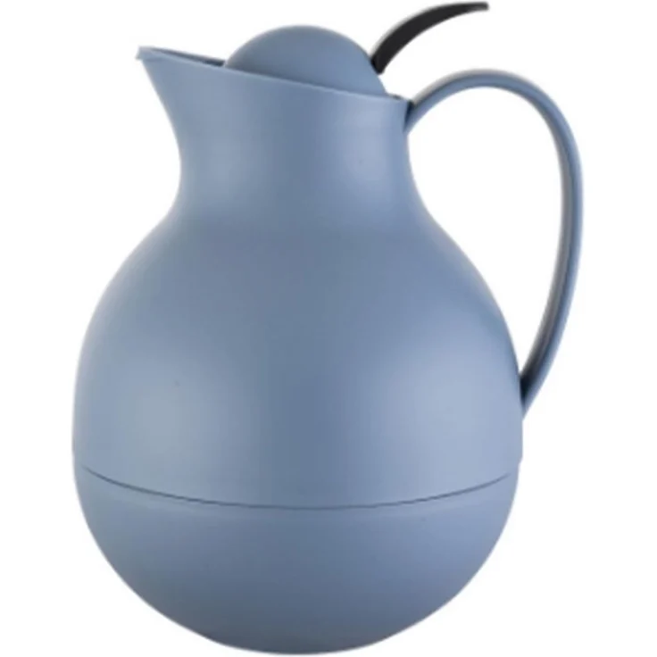 Michelino 1 Liter Isolierkanne "Alythia" Thermoskanne Isolierflasche 28381 Blau