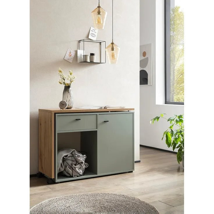 SCHILDMEYER Schreibtisch Bürotisch Regal Computertisch Tiny Working Pistazie
