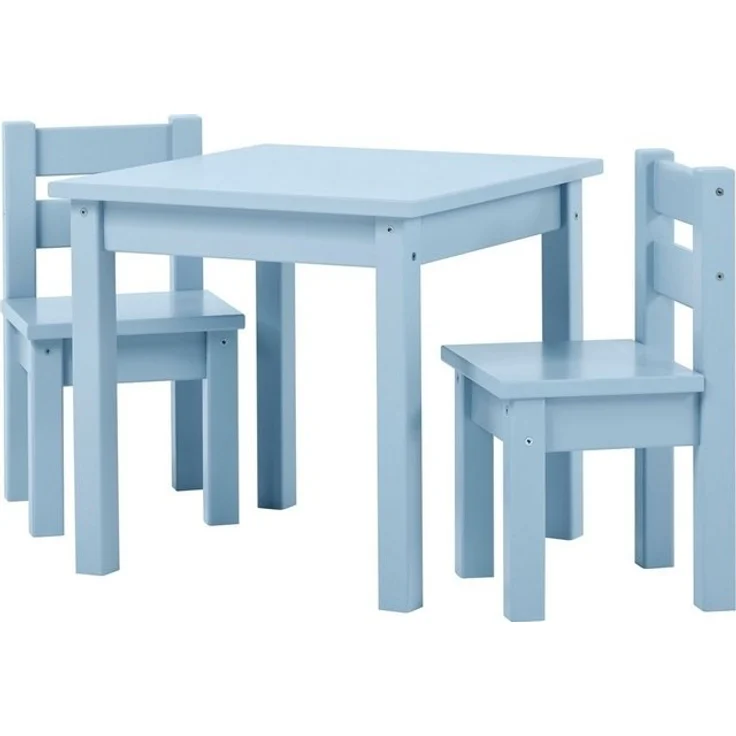 Hoppekids Kindersitzgruppe MADS Kindersitzgruppe, (Set, 3-tlg, 1 Tisch, 2 Stühle), in vielen Farben, mit zwei Stühlen – Bild 4