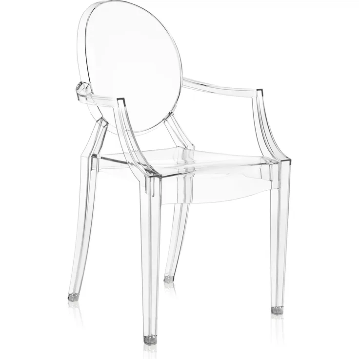 Kartell Louis Ghost, Stuhl, 2er-Satz, Glasklar