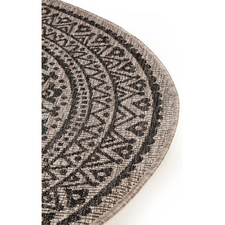 benuta Outdoorteppich Cleo, rund, Höhe: 5 mm, Teppich Wohnzimmer, Schlafzimmer, Esszimmer, Flur, Kunstfaser, Cozy – Bild 5