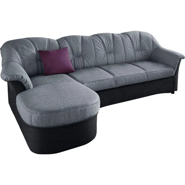 DOMO collection Ecksofa Flores Schlafsofa, B/T/H: 233/142/86 cm, L-Form, wahlweise mit Bettfunktion, wahlweise mit Federkern, auch in Leder – Bild 4