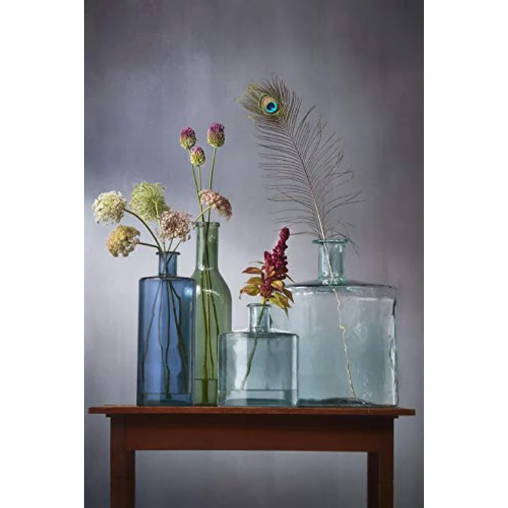 Mica Decorations Guan Glasflasche, H26 x Ø21 cm, transparentes recyceltes Glas für Zweige und Trockenblumen – Bild 5