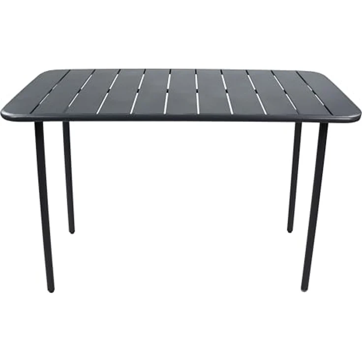 VCM Gartentisch Sumila 920270 Schwarz H. 72 x B. 110 x T. 55 cm – Bild 3
