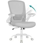 SONGMICS Bürostuhl Schreibtischstuhl, atmungsaktive Netzbespannung, Wippfunktion