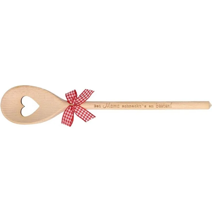 Spruchreif® Nudellöffel Kochlöffel Holz mit Gravur · Küchenhelfer · Geschenke für Mama/ Oma