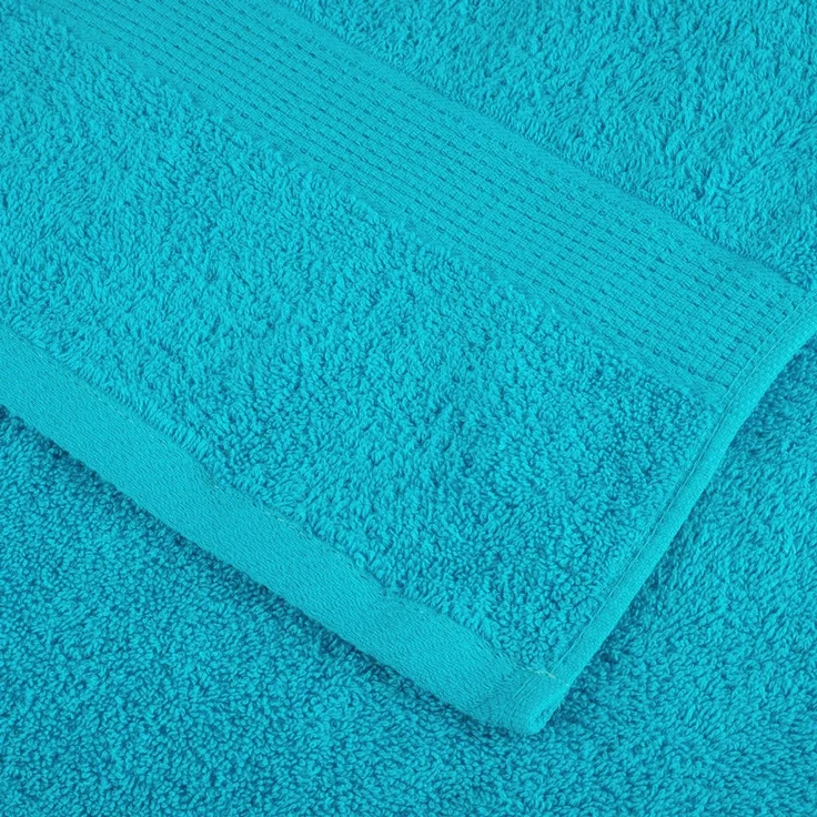 vidaXL Premium-Gästetücher SOLUND 10 Stk. Türkis 30x50 cm 600 g/m² 137448 – Bild 6
