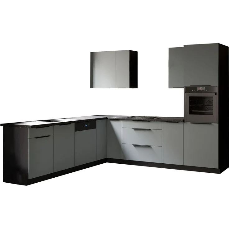 Winkelküche ARIA K-BL ECKE 2 - 250 x 270 cm Anti Fingerprint Küchenzeile Küchenblock Singleküche Einbauküche Küche Eckküche – Bild 17