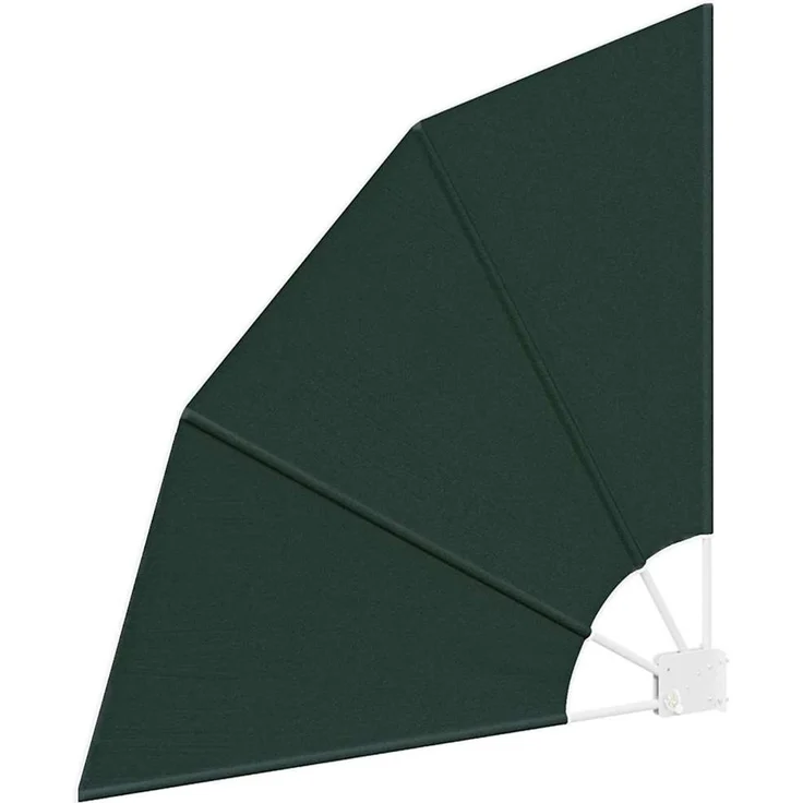 vidaXL Balkon Sichtschutz 115 x 115 cm Polyester Dunkelgrün 42000910 – Bild 4