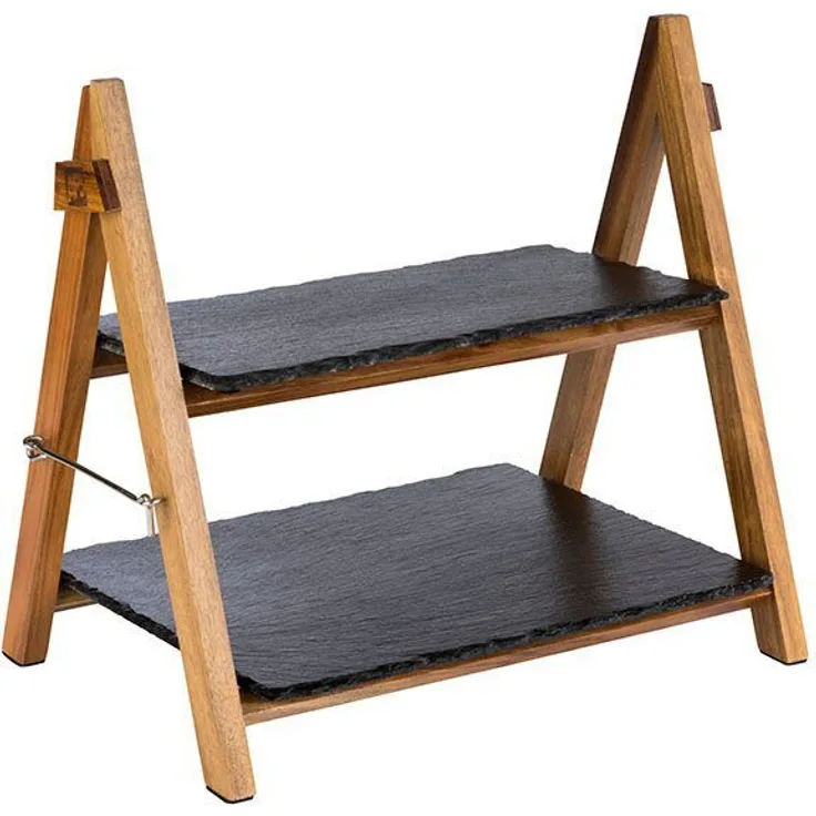 APS Schiefer Serviergestell, 2-stufig 958