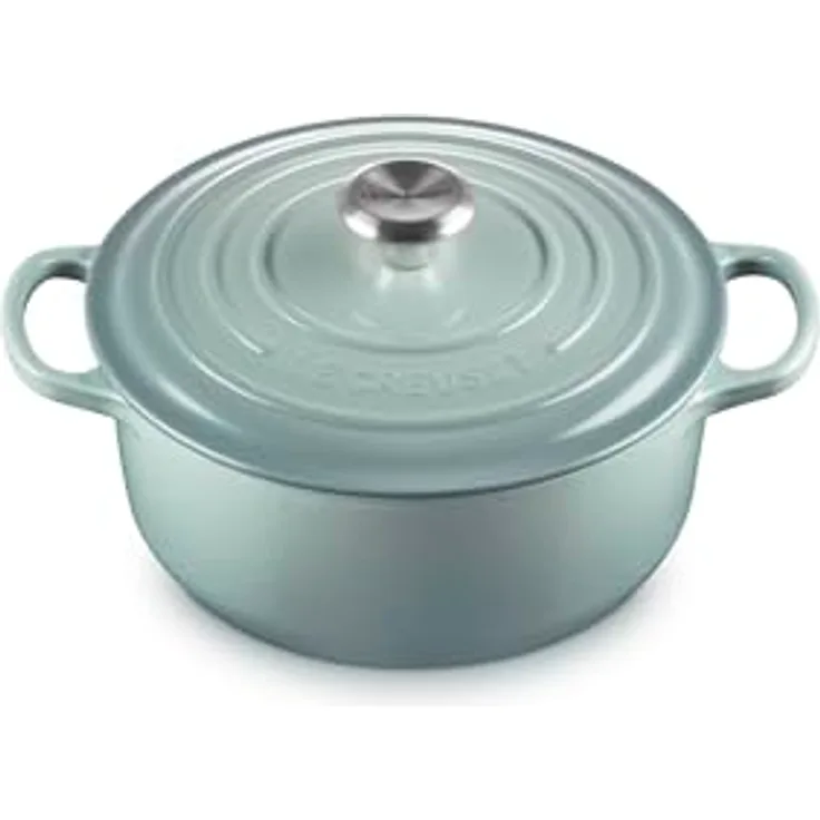 Le Creuset Signature Bräter rund 20 cm Sea Salt