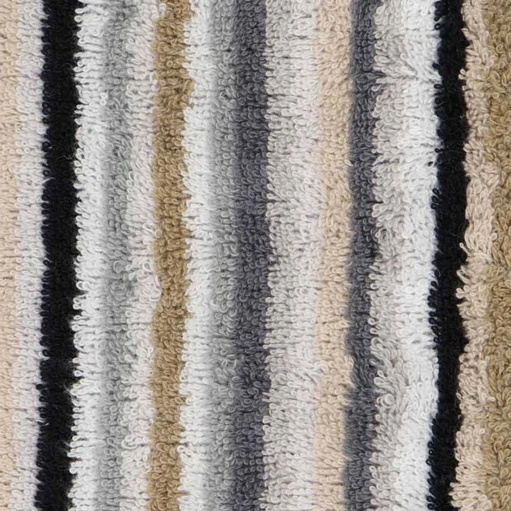 CAWÖ Waschhandschuh - C Life Style Stripes, Waschlappen, Walkfrottier Beige 16x22cm – Bild 3