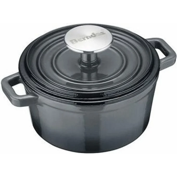 Berndes Kochtopf b.iron Schwarz Grau Ø 14 cm – Bild 1