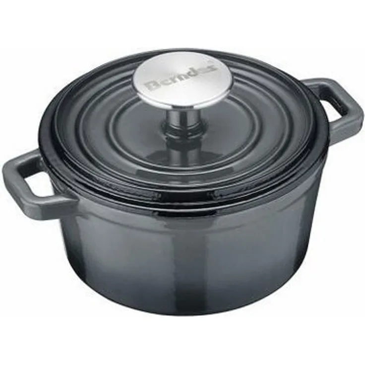Berndes Kochtopf b.iron Schwarz Grau Ø 14 cm
