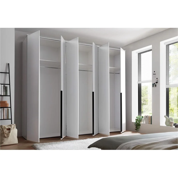 Kleiderschrank Konstanz / Kevo, Holzwerkstoff, Anthrazit, 270 x 225 x 52 cm – Bild 10