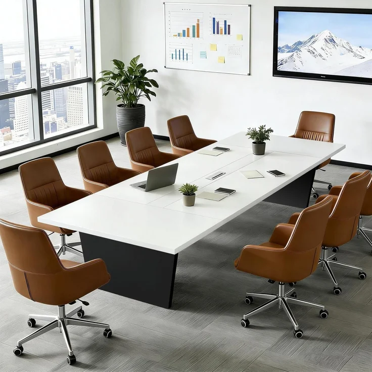 Konferenztisch Besprechungstisch Tischplatte25mm 180*120*74cm K1 – Bild 1