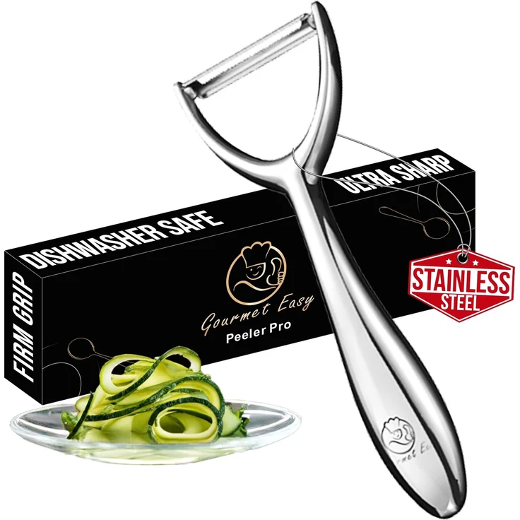 Y-Sparschäler / Pendelschäler,Y-Gemüseschäler, Edelstahl, High-Tensile Klinge für Obst und Gemüse – Bild 1