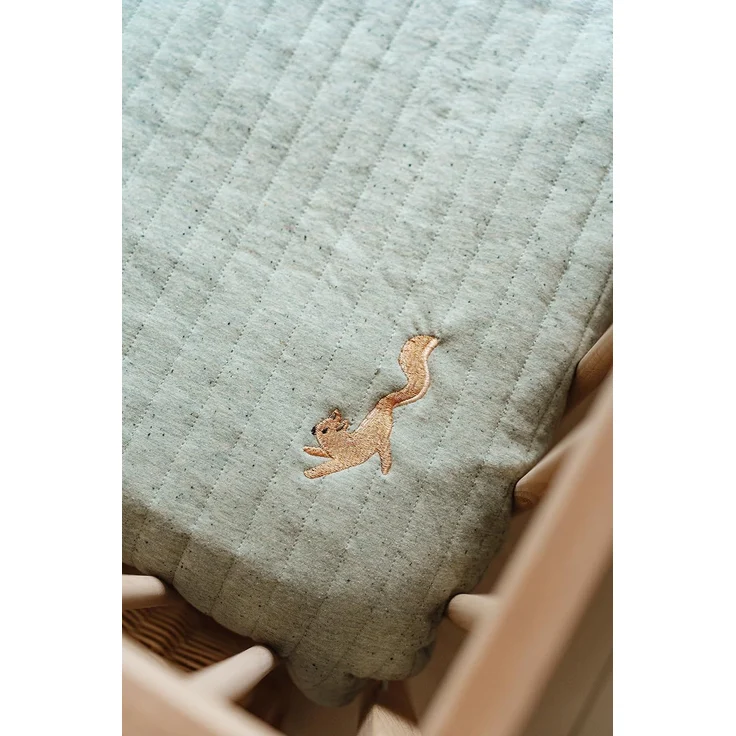 Little Dutch Wiegen-Decke Pure - Sage - 70 x 100 c – Bild 3