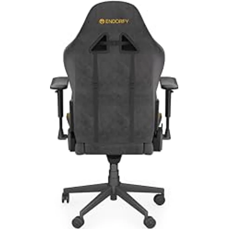 Endorfy FUR Scrim YL, Gaming Stuhl mit anpassbarer Rückenlehne und Gedächtnisschaumkissen, Schwarz, Gelb – Bild 7