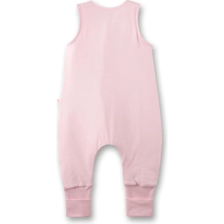 SANETTA Baby-Schlafsack mit Füßen Rosa | Praktischer und bequemer Unisex-Schlafsack aus Bio-Baumwolle. Baby-Schlafsack mit Reißverschluss und Regenbogen-Print | Baby Sleeping Bag – Bild 2