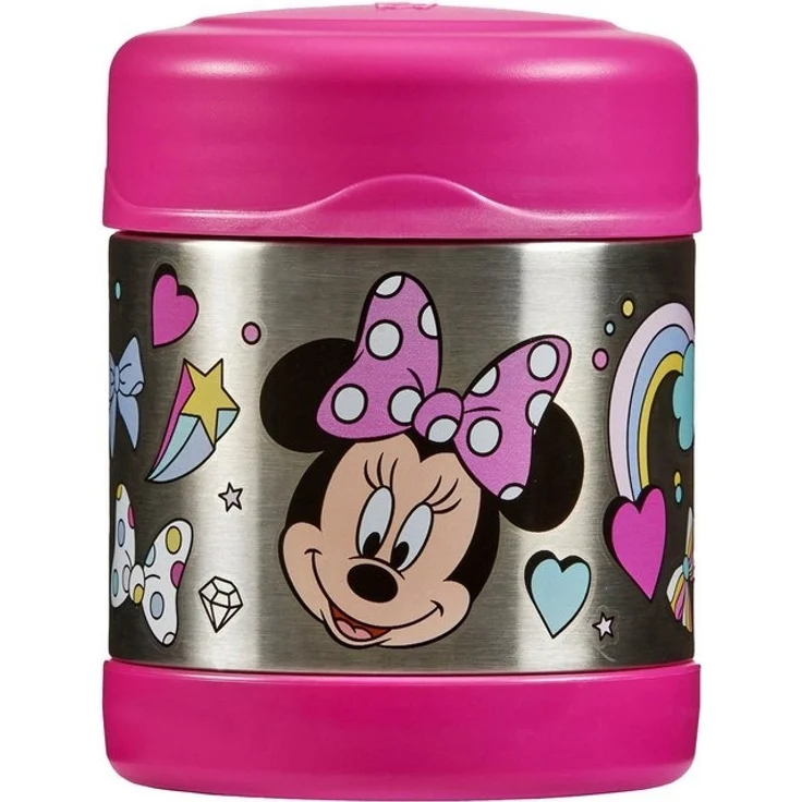 THERMOS Thermobehälter FUNTAINER FOOD JAR DISNEY, Thermobehälter für Essen, spülmaschinenfest, Edelstahl, Kunststoff, Silikon, (1-tlg), 0,3l, 7h heiß & 7h kalt, dicht & auslaufsicher – Bild 3
