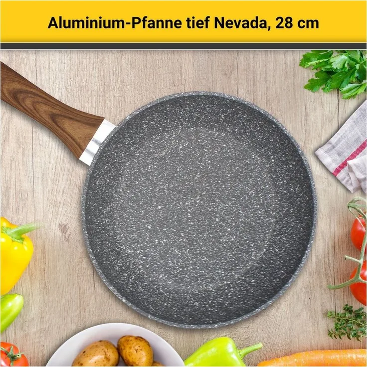 Pfanne Nevada 28cm,7,5cm antihaft, induktiv