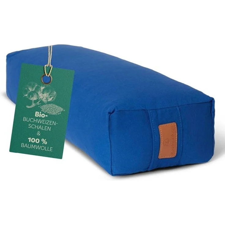 #DoYourYoga Yogakissen Yoga Bolster Paravati, gefüllt mit Bio-Buchweizenschalen,Yogakissen 67x22x13cm – Bild 4