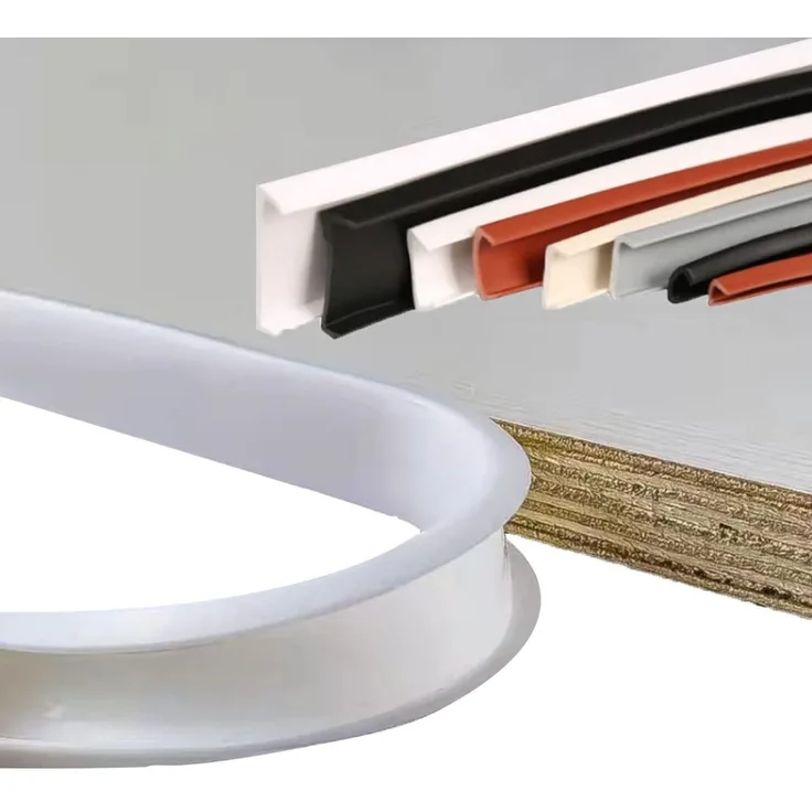 Kantenumleimer selbstklebend, Kantenschutz Baby, Eckenschutz Kantenschutz, U-Förmig TPE Kantenband für Schrankreparatur, Möbelrestaurierung und Renovierung (Weiß,U40mm*3m)