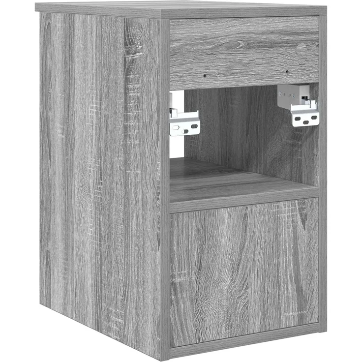 vidaXL Badezimmerschrank Grau Sonoma 30 x 41 x 50 cm Holzwerkstoff 890347 – Bild 6