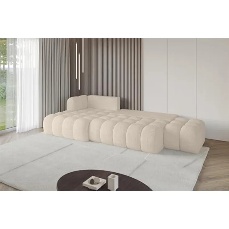 ALTDECOR Ecksofa OLEA-L2-S, L-Form Couch mit Schlaffunktion und Bettkasten, modernes Polstersofa für Wohnzimmer, rechteckig – Bild 7