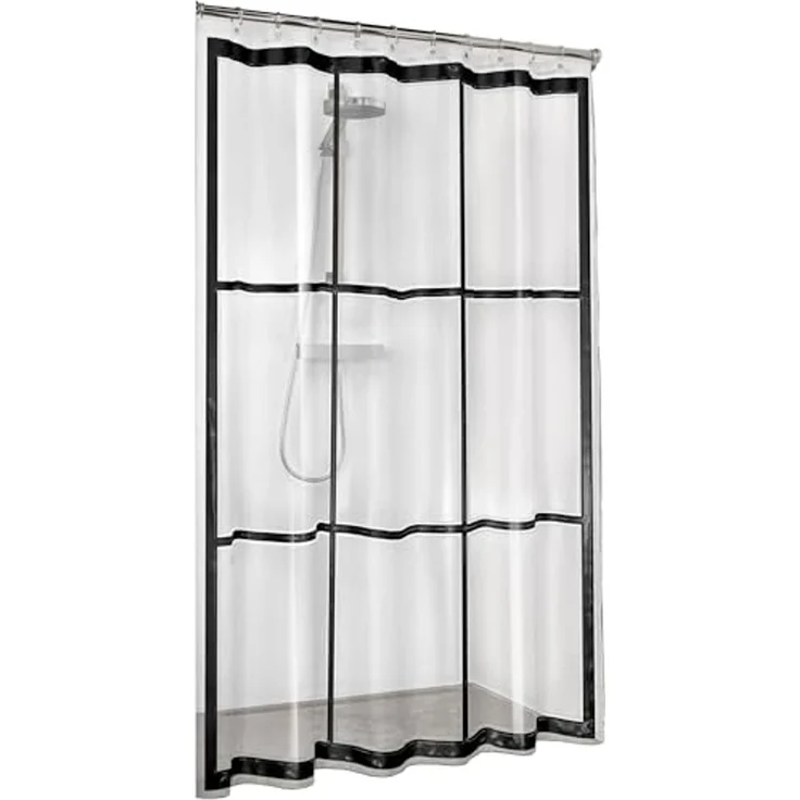 Sealskin Duschvorhang Brix Transparent 432044 – Bild 1