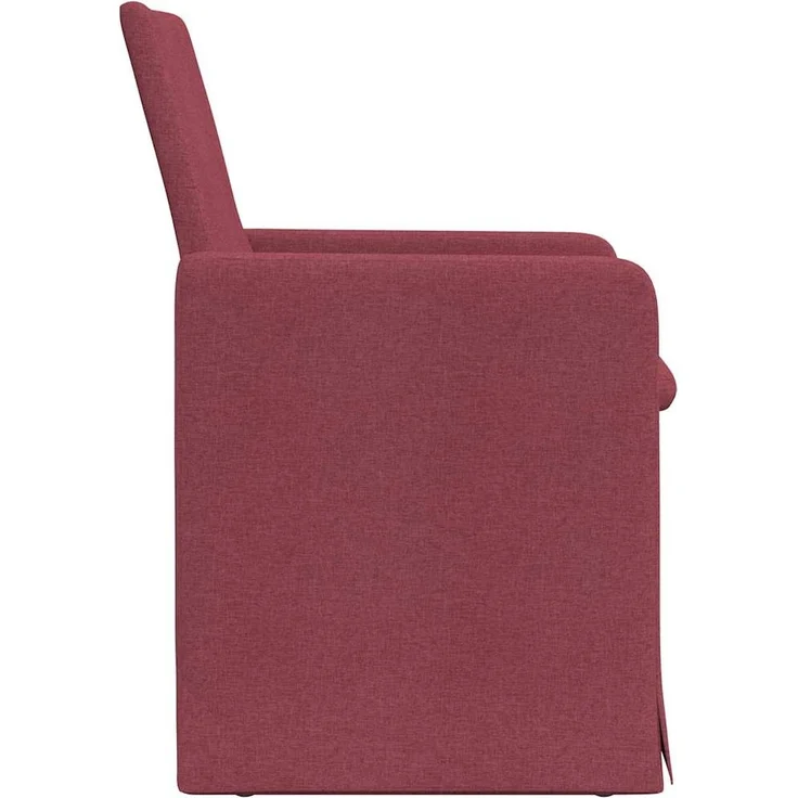 vidaXL Esszimmerstühle 2 pcs Weinrot 57 x 67 x 95 cm Stoff 42017906 – Bild 4