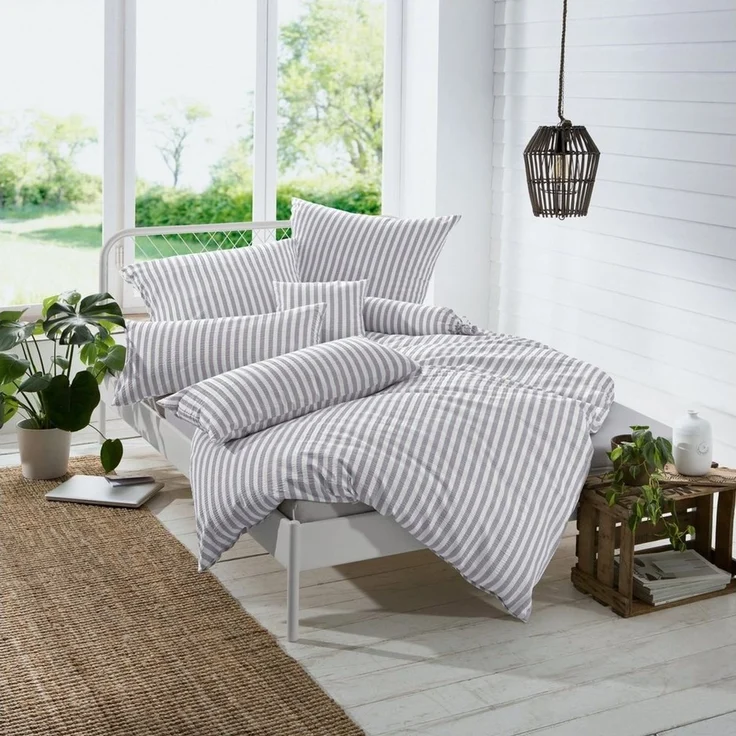 Erwin Müller Kissenbezüge Kissenbezug "Ingolstadt", Steifen – Bild 3