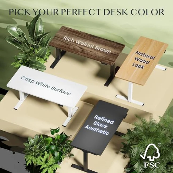 FLEXISPOT Höhenverstellbarer Schreibtisch mit 2 Motoren & 25MM EINTEILIGER Tischplatte 180x80 cm, Ergonomischer Bürotisch Elektrisch mit Kabelmanagement, Memory Funktion & Höhenanzeige – Bild 14