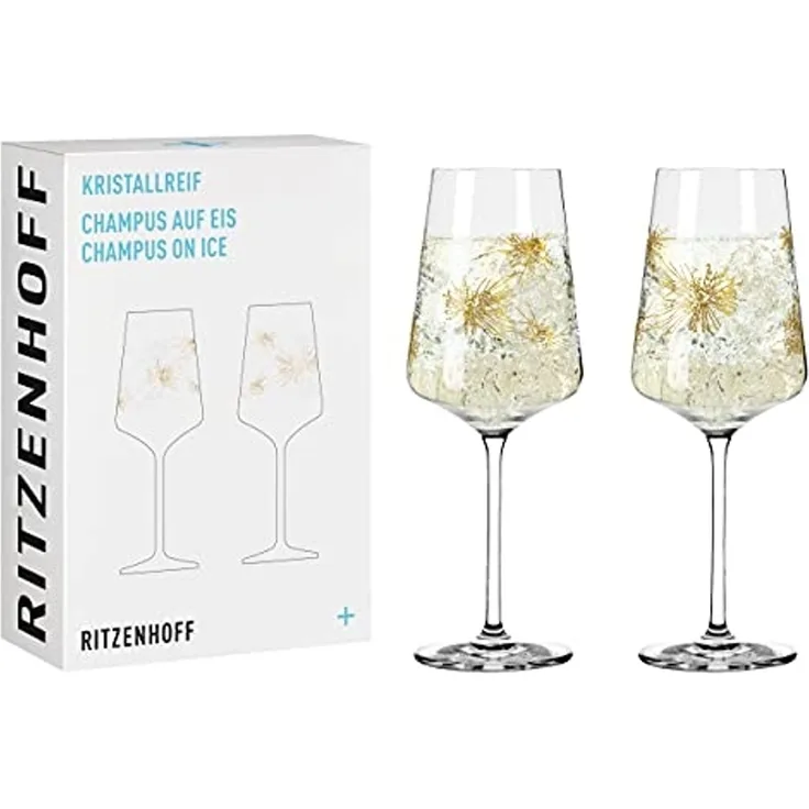 Ritzenhoff Champagner Glas 2er Set Kristallreif