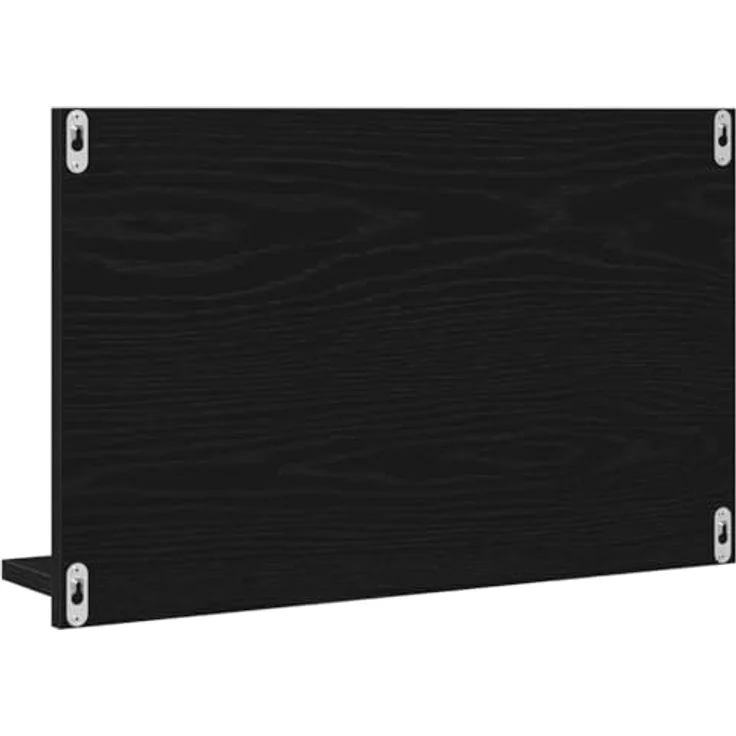 vidaXL Spiegelablage mit Regal Schwarz Eichen-Optik 60 x 10,5 x 37 cm 862525 – Bild 8