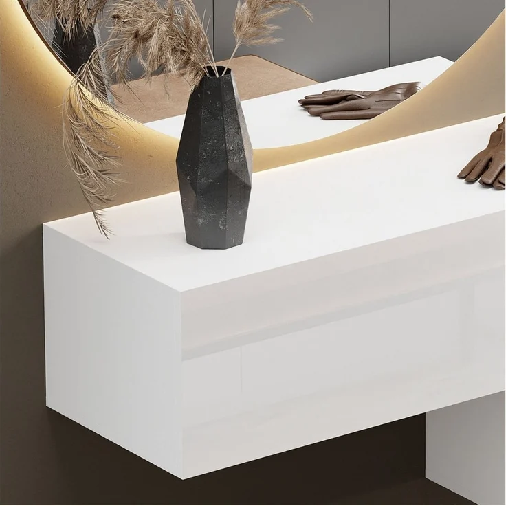 Planetmöbel Garderoben-Set Garderobenschrank Flur 140 cm, verschiedene Farben, (Garderobenschrank, Wandgarderobe hängend oder stehend), in verschiedenen Farben – Bild 2