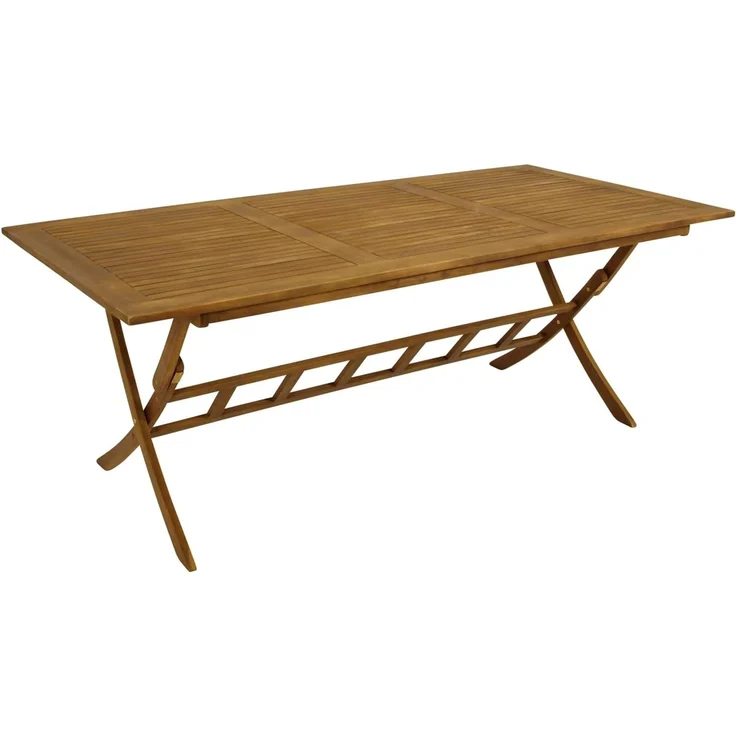 DEGAMO PARAIBA Garten-Klapptisch, Holz Akazie, braun, 200x100cm – Bild 1