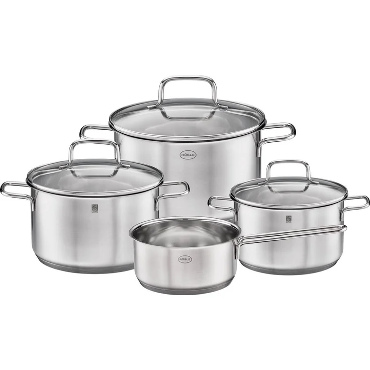 Rösle Rösle 4-teiliges Topfset Basic Line RO13750 – Bild 2