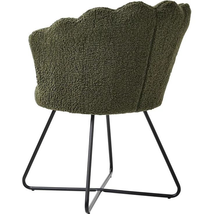 Sessel LOVELOCK Bouclé Dunkelgrün – Bild 6