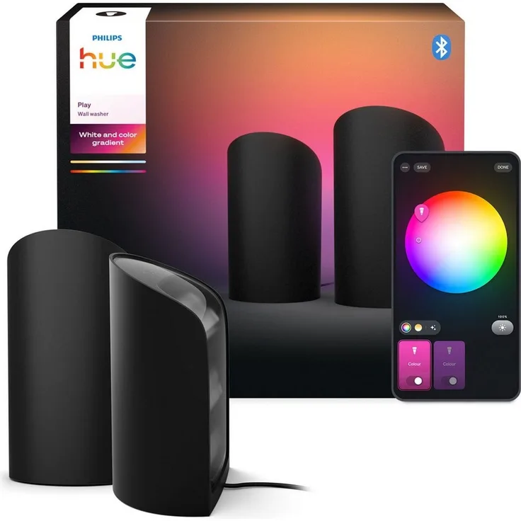Philips Hue Play wall washer Leuchte 2-pack black EU/UK