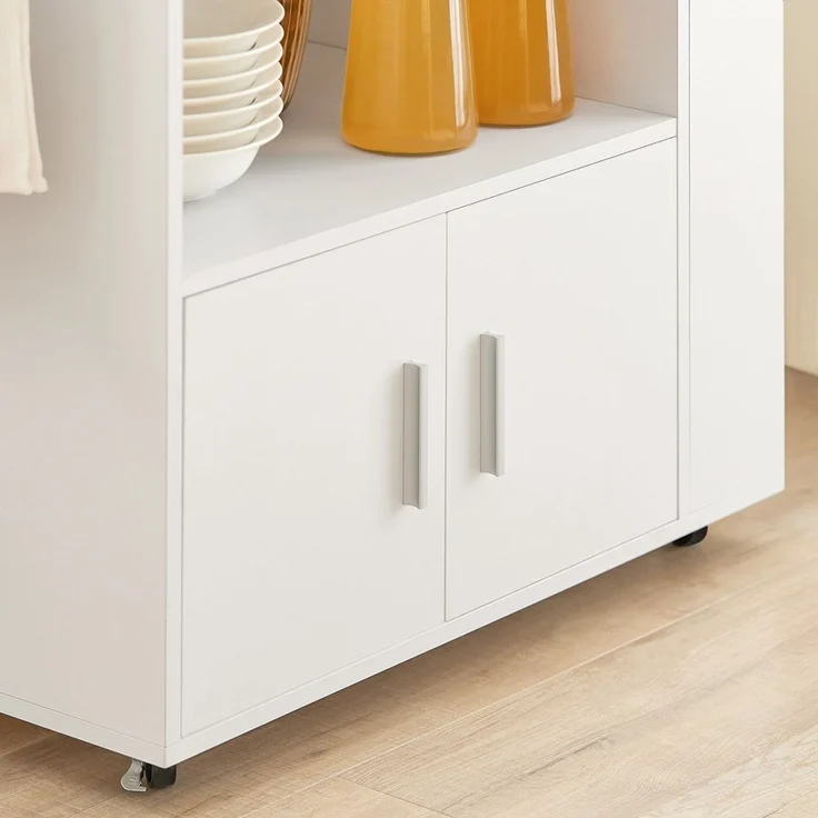 SoBuy FKW113-WN Küchenwagen, Spanplatte, Melamin, Weiß, 82 x 88 x 46 cm – Bild 10