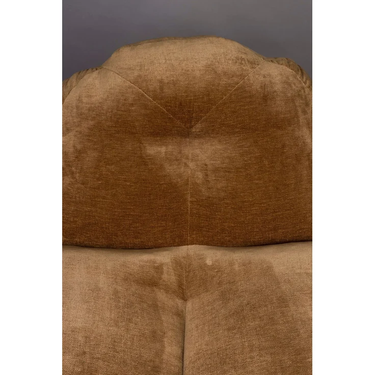 DutchBone Loungesessel Tombag, Sitzsack in Braun mit Samt-Bezug 99x120x78 cm – Bild 7