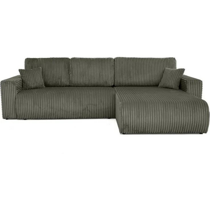 Beautysofa Ecksofa Porto mit universelle Ottomane, mit Bettfunktion und Bettkasten – Bild 4