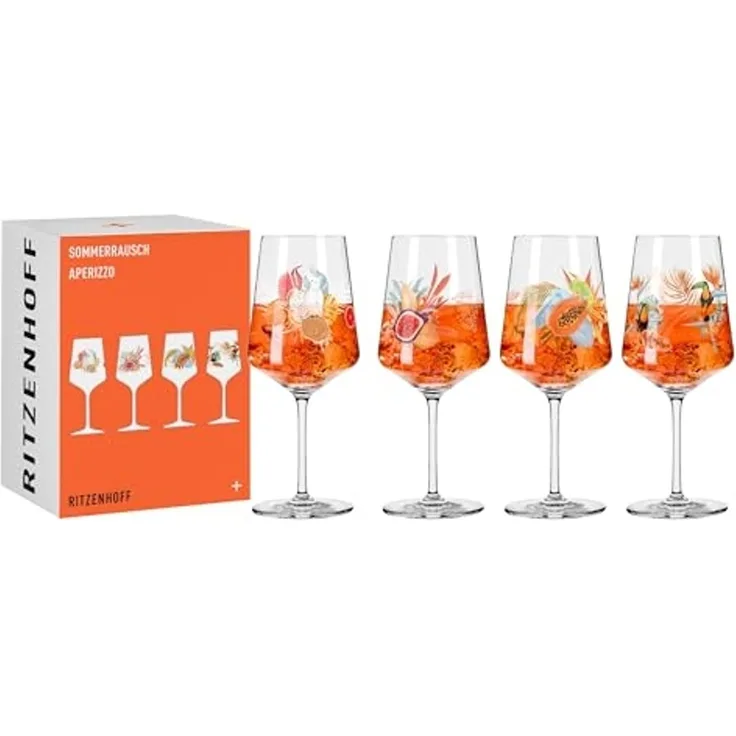 Ritzenhoff 6051004 Aperitifglas 4er-Set F24 SOMMERRAUSCH Aperizzo Theresa Kuhlmann, Ramona Richter 2024