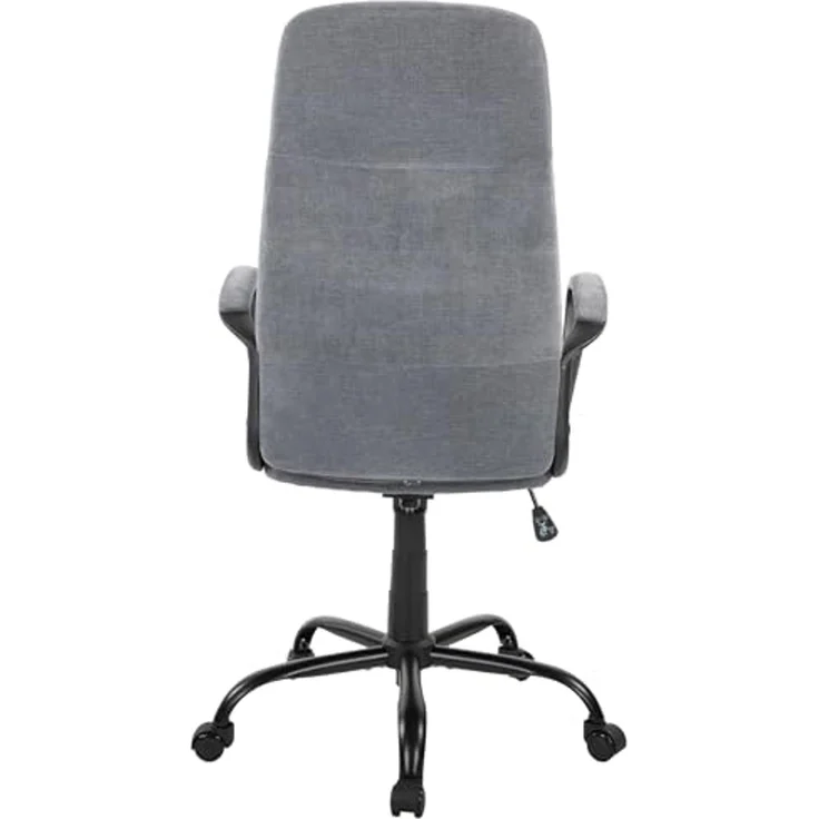 Chefsessel >Merlin< ergonomisch, kieselgrau, Webstoff - 64x111x64cm (BxHxT) – Bild 7